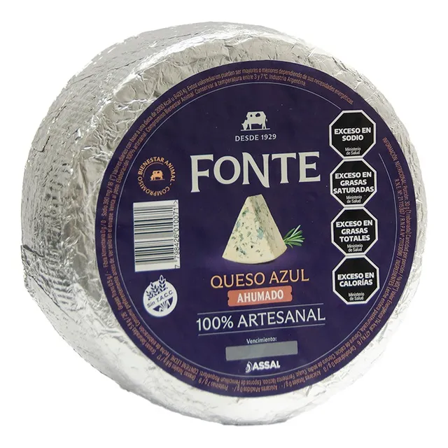 Queso Azul Ahumado Fonte Horma 2 Kg Aprox