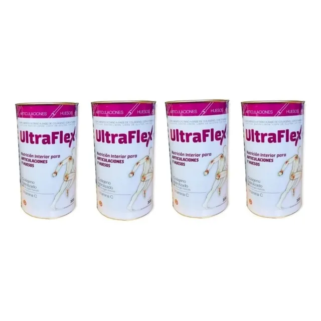 Ultraflex Colageno Hidrol. Huesos Y Articulaciones X 4 Un