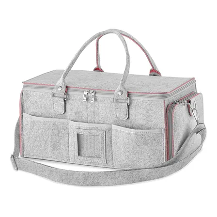 Organizador De Pañales Hblife Plegable 16 X10 X7  Verde/rosa