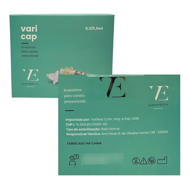 Kit 10 Seringas Intradermo Pressurizada Ampola 03 05 Ml