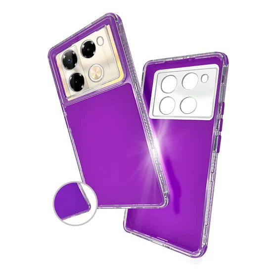 Funda Para Infinix Note 40 Pro X6850/note 40 Pro+ X6851b Case Glass Y Mica