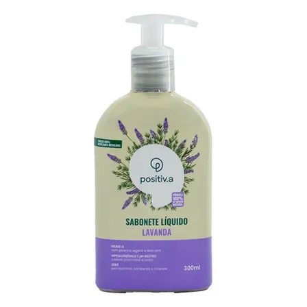 Sabonete Líquido Mãos E Corpo Hipoalergênico Positiva 300ml
