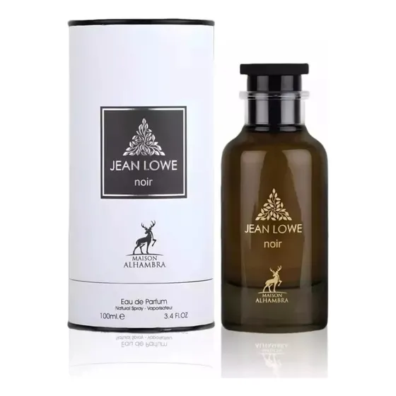 Perfume Jean Lowe Noir 100 Ml Eau De Parfum Maison Alhambra