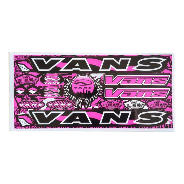 Plancha De Calcos 33 X 16 Cm Vans Fondo Fucsia