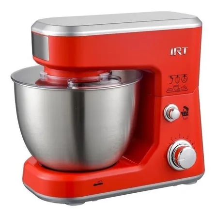 Batidora de pie IRT Retro BP700 roja 50 Hz x 60 Hz 220 V