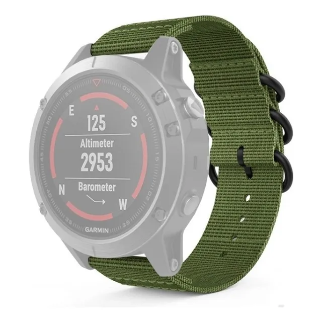 Correa De Reloj De Nailon Para Garmin Fenix 3 [u] [u]