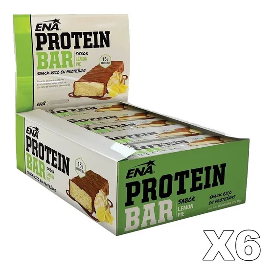 6 Cajas Barras Proteicas Ena 46 Gramos Proteina Envio Gratis