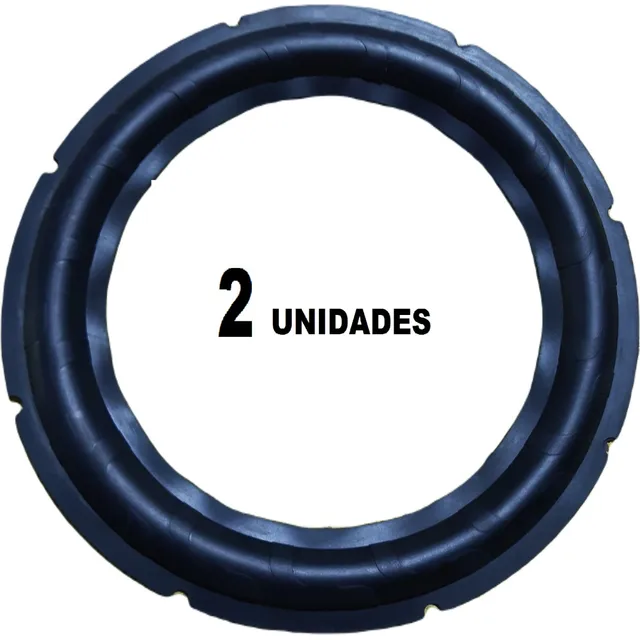 Fuelle 8 Pulgadas Goma Caucho Ancho Con Dibujo Para Corneta
