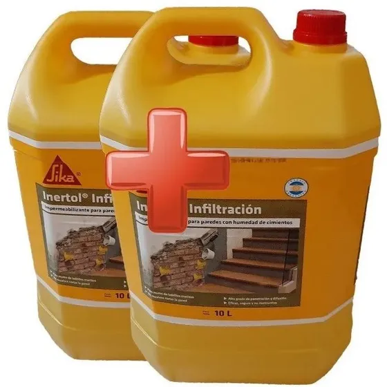 Sika Inertol Infiltracion 20 Litros P/ Humedad De Cimientos