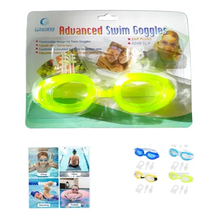 Lentes Natación Con Tapones Oídos Y Clip Nasal Niño Y Adulto