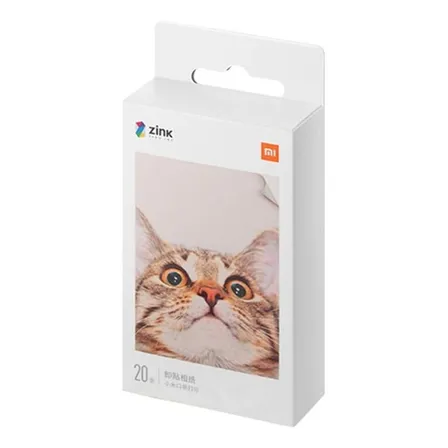 Xiaomi mi portable photo printer paper 2x3 pulgadas 20 papeles