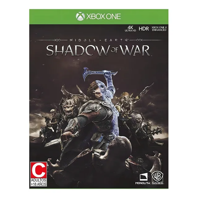 Middle Earth Shadow Of War Xbox One Físico, Macrotec