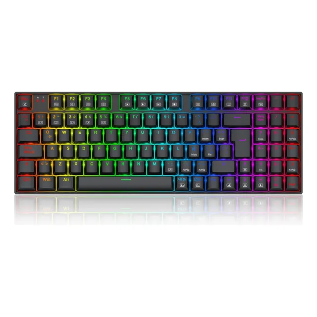 Teclado Mecánico Redragon Ziggs K669-rgb-sp Black