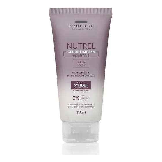 Gel De Limpeza Profuse Nutrel Sensitive 150g Momento de aplicação Dia/Noite Tipo de pele Normal