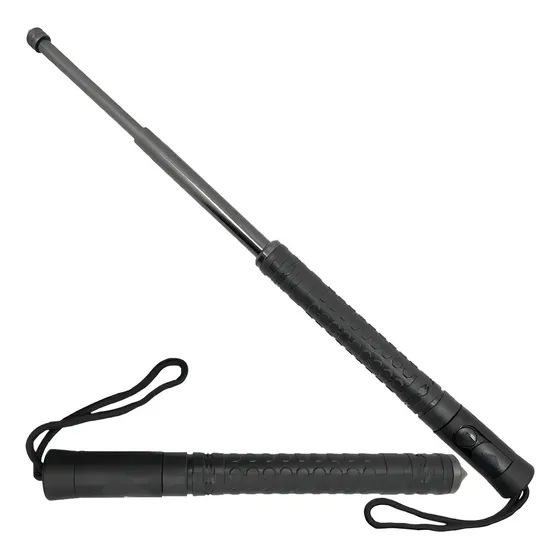 Baston Retractil Automatico Multifuncion Con Funda 70cm