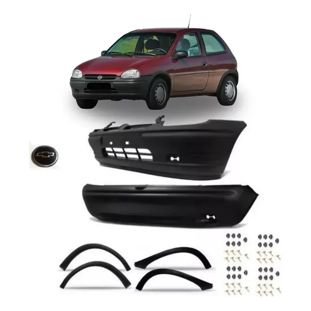 Kit Parachoque Farol Corsa 1995 1996 97 1998 1999 Hatch Wind