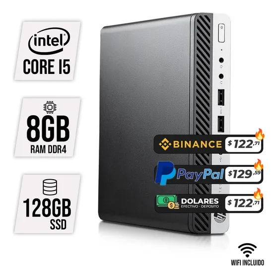 Computadora Cpu Intel Core I5 8gb Ddr4 128 Ssd