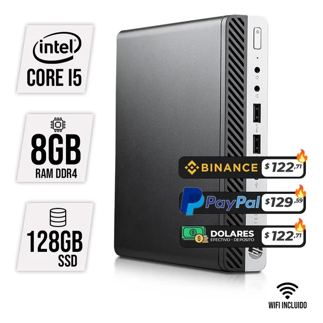 Computadora Cpu Intel Core I5 8gb Ddr4 128 Ssd