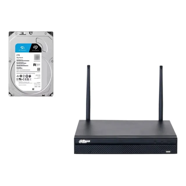 Dahua Nvr 4ch/4mpx/ip/wi-fi+dd 2tb