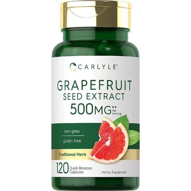 Extracto De Semilla De Pomelo 500 Mg Carlyle 120 Capsulas