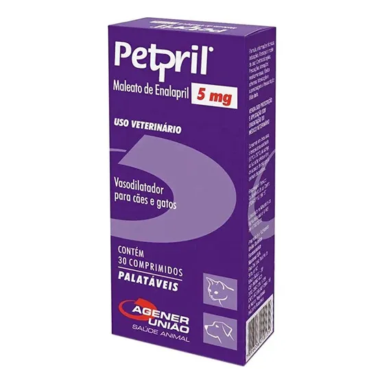 Petpril 5 Mg 30 Comprimidos Vasodilatador Agener União