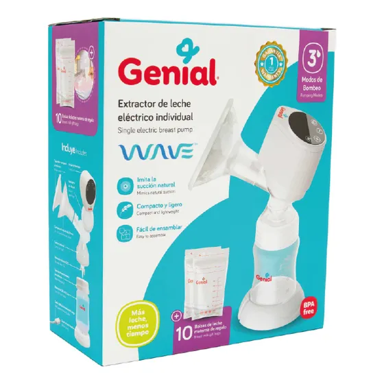 Extractor De Leche Elec Wave