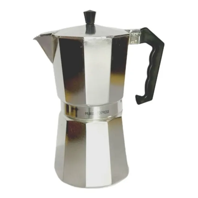 Cafetera Greca Expres 6 Tazas Aluminio Hogar Cocina + Regalo