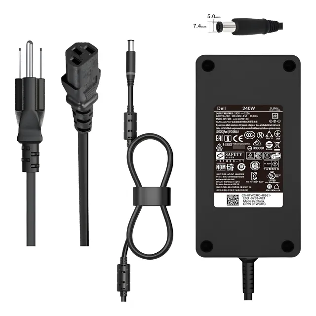 Cargador Original Dell 240w 19.5v-12.31a |  Ha240pm190 Nuevo