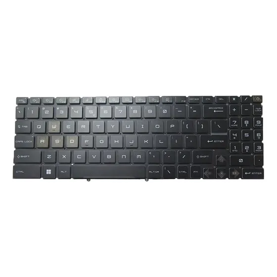 Teclado Retroiluminado Colorido Para Portatil Msi Ge78 Hx