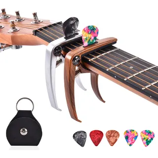 Cejilla De Guitarra, Soporte Para Púas Y Púas Para Guitarras Cejilla De Guitarra, Soporte Para Púas Y Púas Para Guitarras