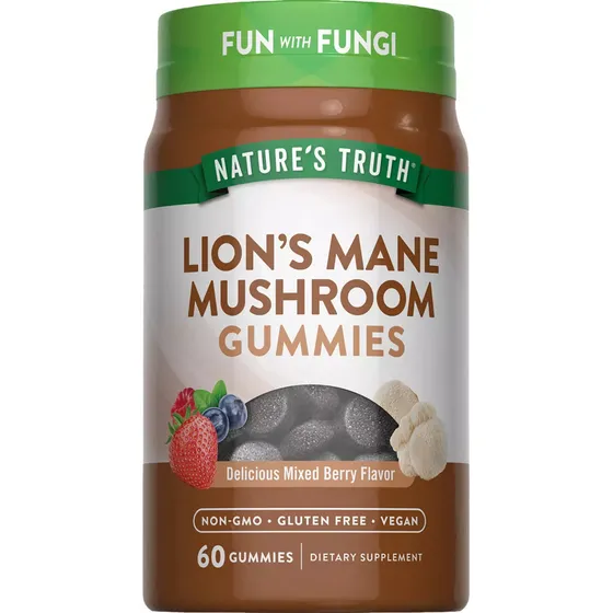 Nature S Truth Lion S Mane Hongos Melena De León 60 Gomitas