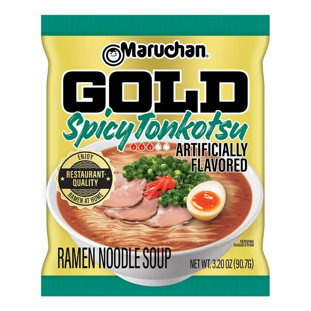 Maruchan Gold Ramen Tonkotsu Picante, 5 Pzas 91 Ml C/u