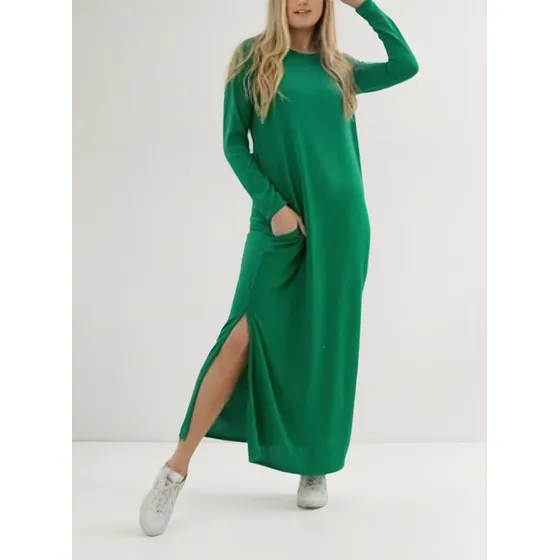 Vestido Largo De Lanilla Maitenas Para Mujer Adulto