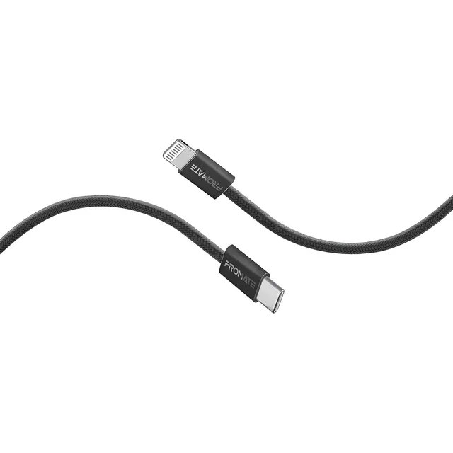 Cable Usb-c Para iPhone Promate Ecoline-ci120.black 27w 1.2m