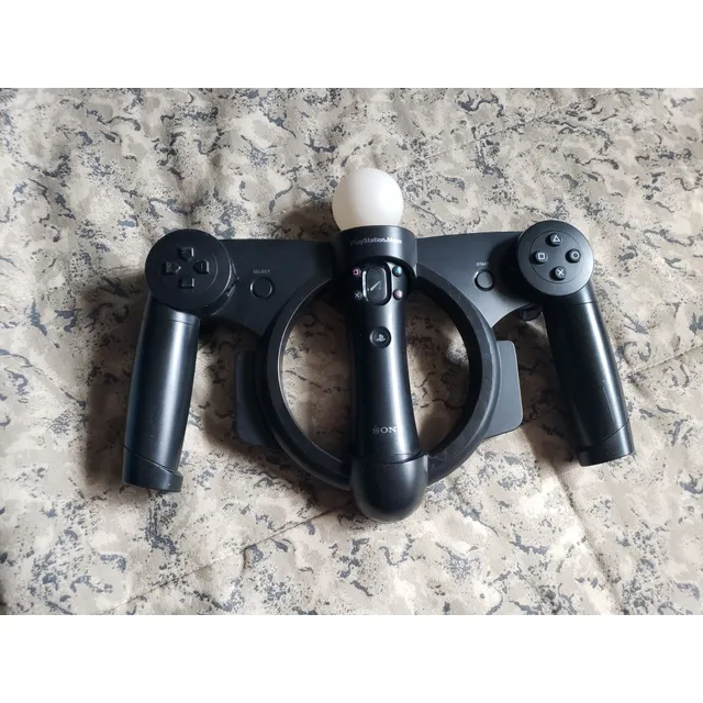 Control De Ps3 Playstation Move Wheel Volante De Carro Moto