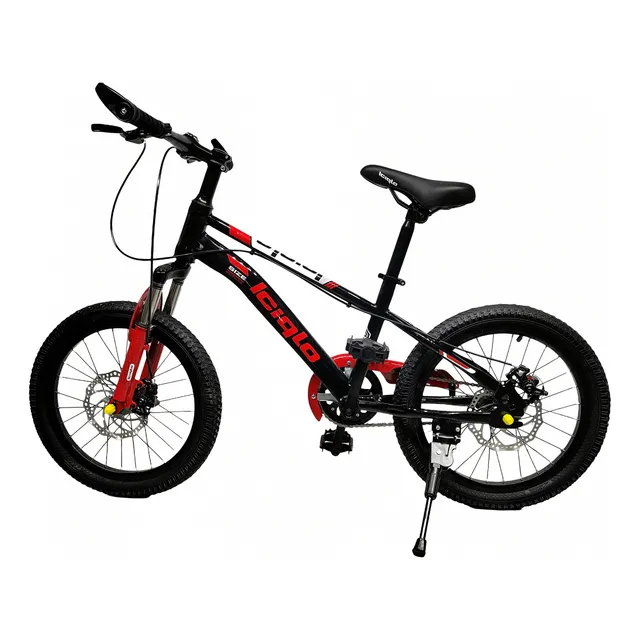 Alemine Bicicleta Infantil Deportiva Para Niños R-18 Freno De Disco Color Rojo Tamaño del cuadro 18