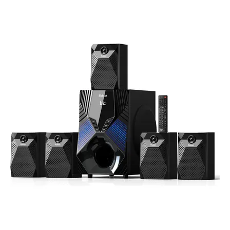 Sistema Cine En Casa Bobtot K79 5.1 1000w Subwoofer 8 Opt Negro 20hz-20khz