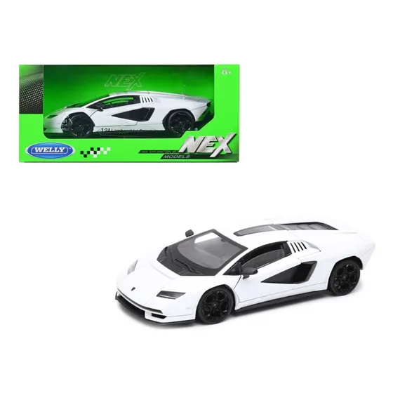 Welly 1:24 Lamborghini Countach Lpi 800 Blanco Deportivo