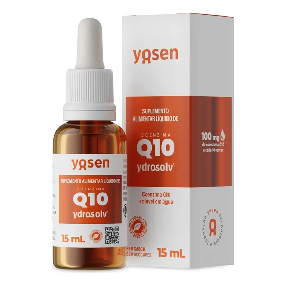 Coenzima Q10 Kanekaq10® 5x Absorção Ydrosolv® 15ml Yosen Sabor Sem sabor