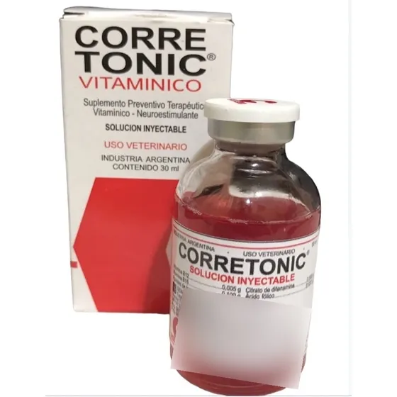 Corretonic Argentin 30ml Neuroestimulante Cavalos De Corrida