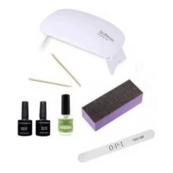 Kit Esmalte Semipermanente Lámpara Base Top Ofertas Chacao