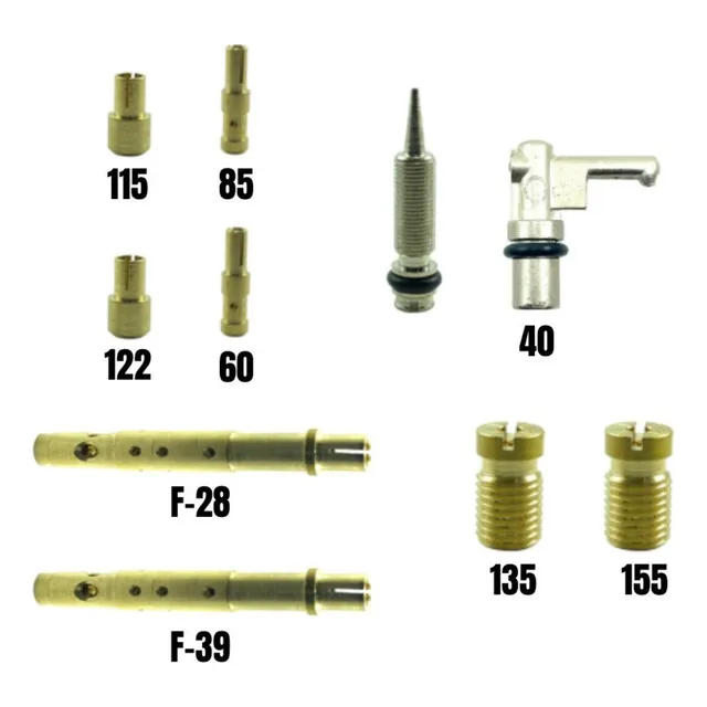 Kit Gicles Giclagem Carburador Escort 1.6 Alcool Weber Cht