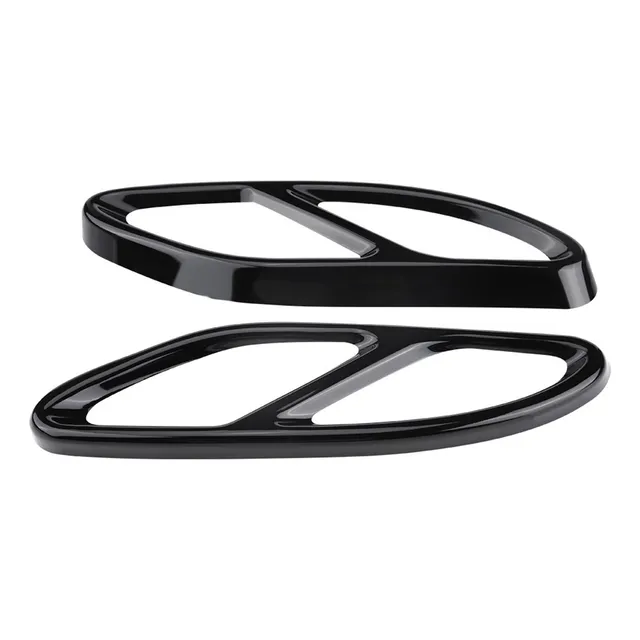 Para 1 Par De Acabamentos Para Cano De Escapamento Mercedes