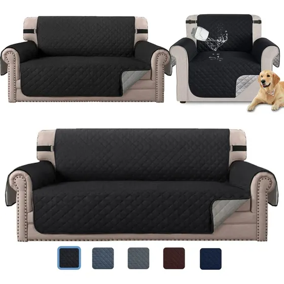 Protector Cubre Sala Impermeable Funda De Sofá Sillón 3 Pzs