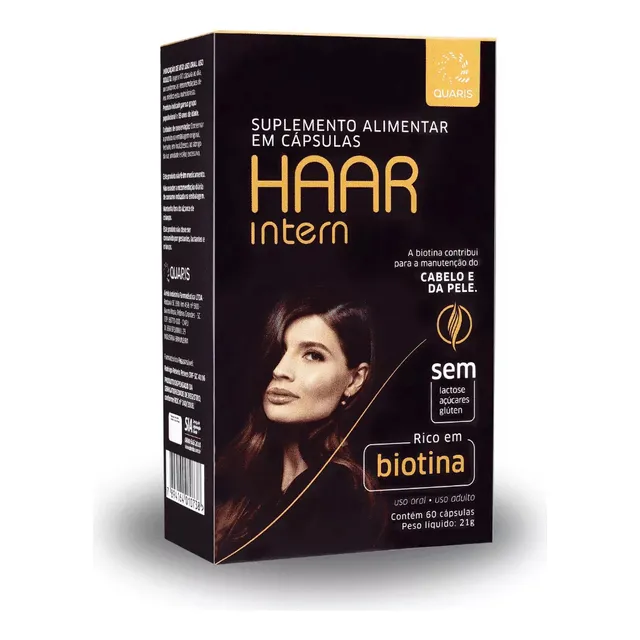 Haar Intern Suplemento Para Tratamento Capilar 60 Compr