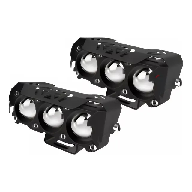 Hjg Lupa 2 Led 6000k 120w Par Exploradora Auto Luz Blanca