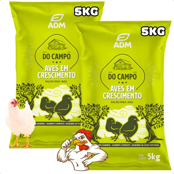 Racao Inicial Para Aves Em Crescimento Pintinhos Frango