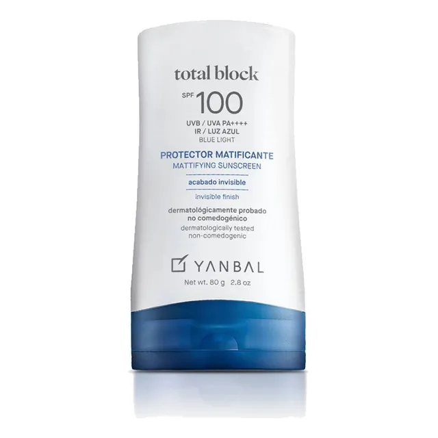 Protector Solar Matificante Spf100 Total Block Yanbal
