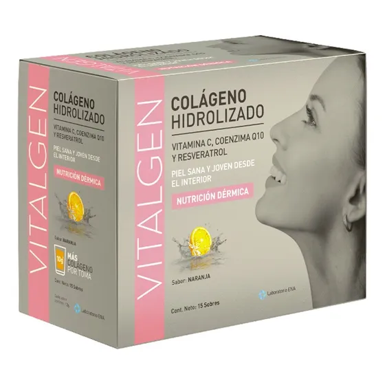 Vitalgen Colágeno Hidrolizado Vitamina C Piel Sana Y Joven