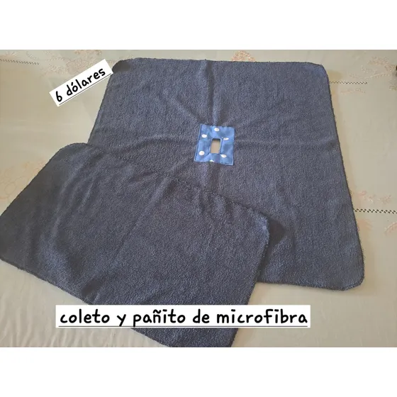 Juego De Coleto Y Pañito De Microfibra (mérida Y Caracas)